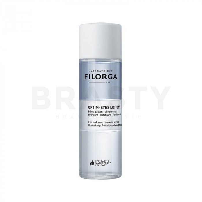 Filorga optim-eyes lotion eye make up remover serum demachiant delicat pentru ochi pentru o pile luminoasă și uniformă 110 ml