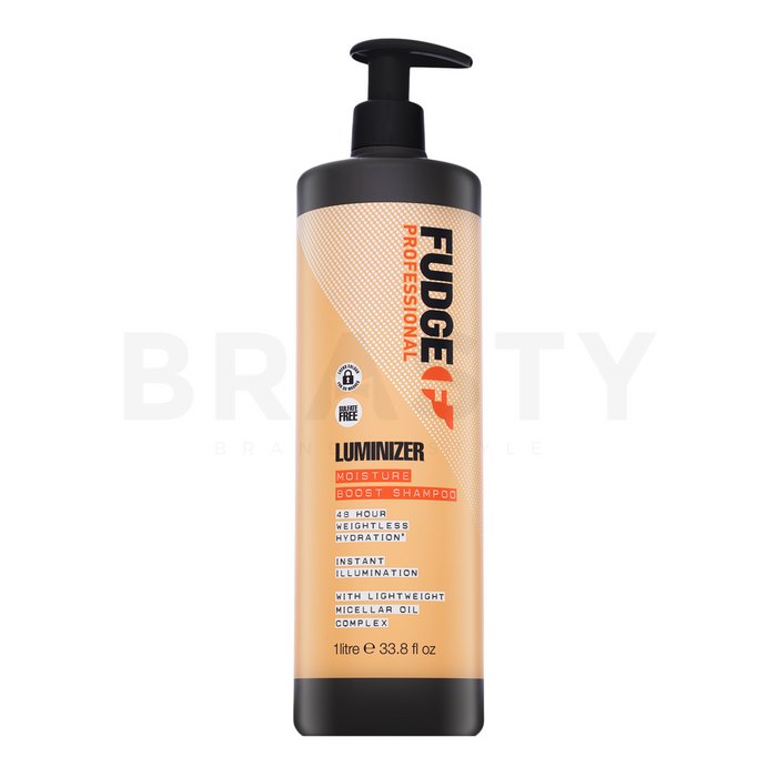 Fudge professional luminizer moisture boost shampoo șampon hrănitor pentru finețe și strălucire a părului 1000 ml