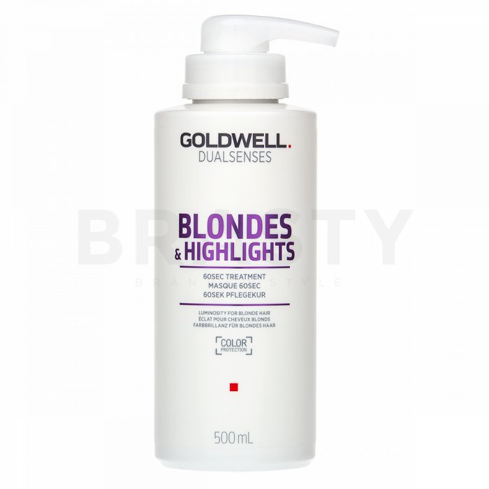 Goldwell dualsenses blondes   highlights 60sec treatment masca pentru păr blond 500 ml