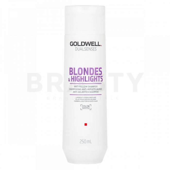 Goldwell dualsenses blondes   highlights anti-yellow shampoo sampon pentru păr blond 250 ml