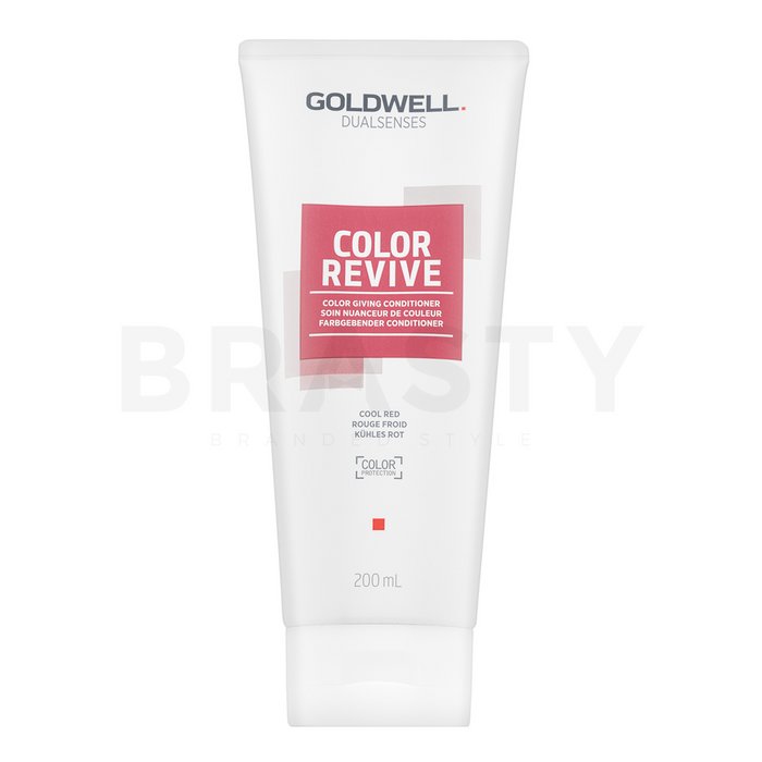Goldwell dualsenses color revive conditioner balsam pentru a revigora tonurile de roșu cool red 200 ml
