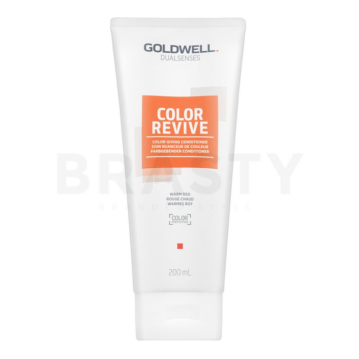 Goldwell dualsenses color revive conditioner balsam pentru revigorarea nuantelor calde de rosu warm red 200 ml