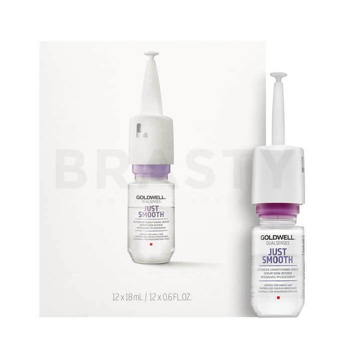Goldwell dualsenses just smooth intensive taming serum ser de netezire impotriva incretirii părului 12 x 18 ml
