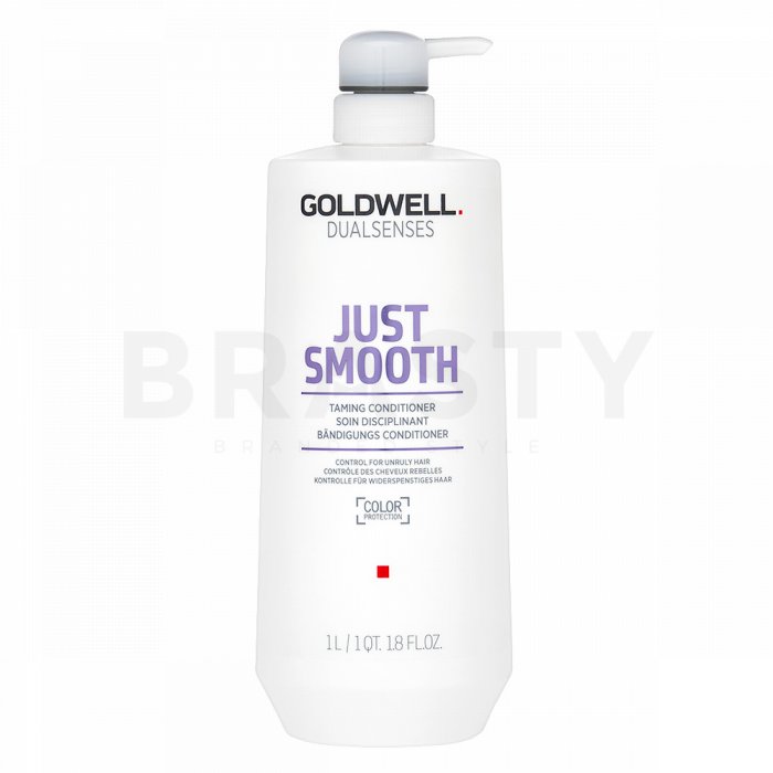 Goldwell dualsenses just smooth taming conditioner balsam pentru netezire pentru păr indisciplinat 1000 ml