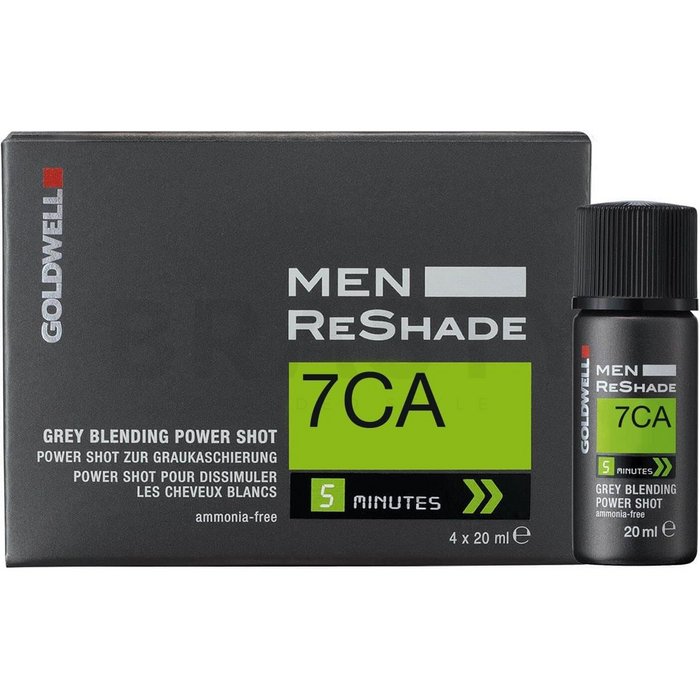 Goldwell men reshade 7ca power shot culoarea părului pentru bărbati 4 x 20 ml