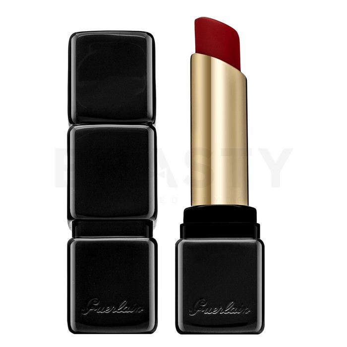 Guerlain KissKiss Tender Matte Lipstick 910 Wanted Red ruj cu efect matifiant 2,8 g brasty.ro imagine noua
