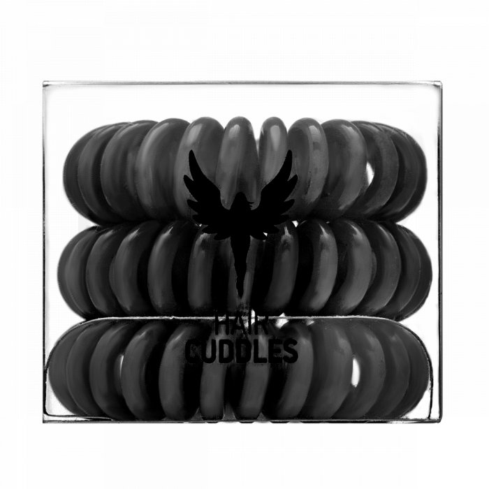 Hh simonsen hair cuddles 3 pcs inel de păr black