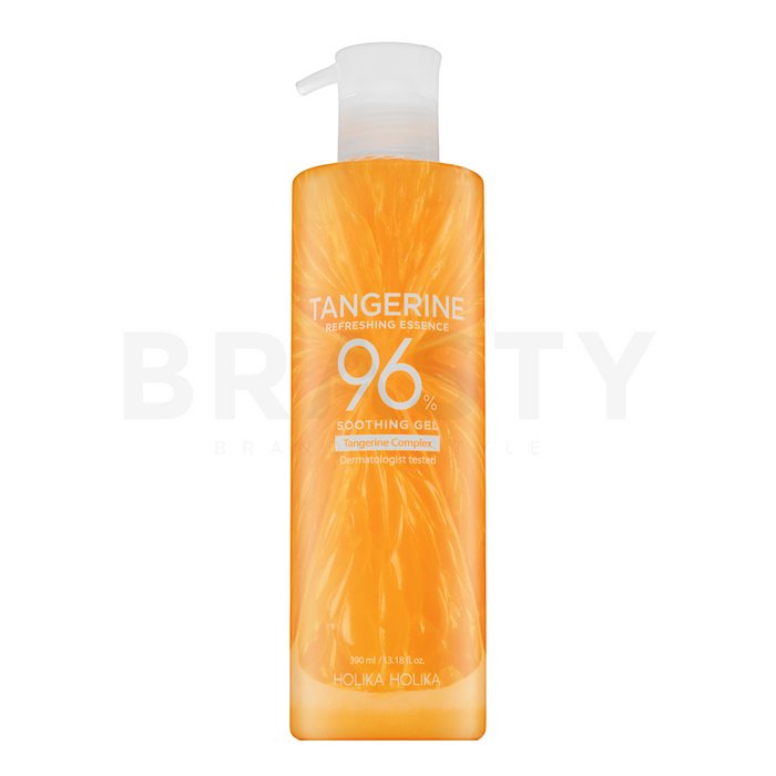 Holika holika tangerine 96% soothing gel gel de curățare și hrănire pentru calmarea pielii 390 ml