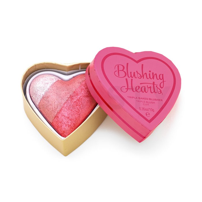 I Heart Revolution Blushing Hearts Bursting With Love Blusher fard de obraz sub forma de pudra 10 g