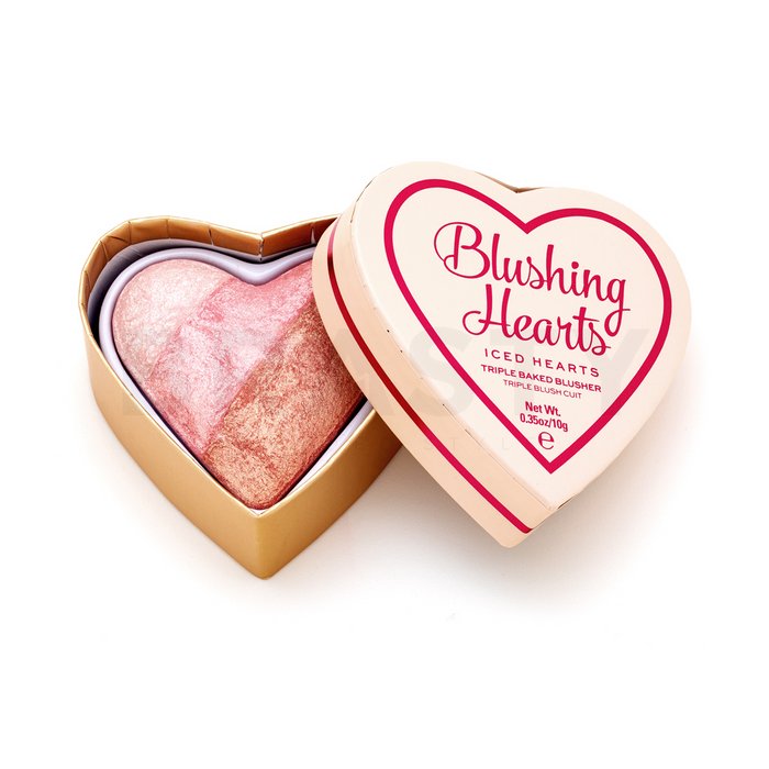 I heart revolution blushing hearts iced hearts blusher fard de obraz sub forma de pudra 10 g