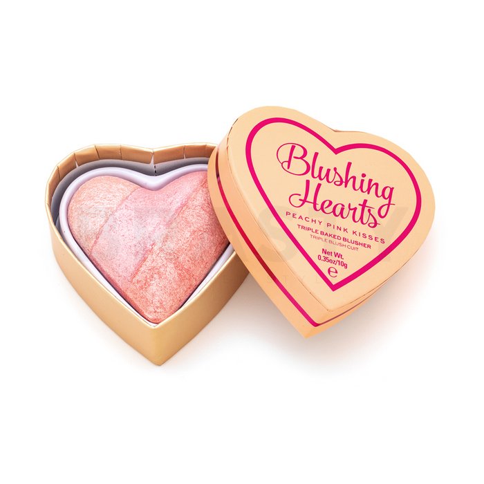I heart revolution blushing hearts peachy pink kisses blusher fard de obraz sub forma de pudra 10 g