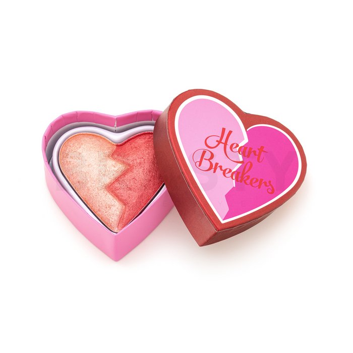 I heart revolution heartbreakers shimmer blush strong fard de obraz sub forma de pudra 10 g