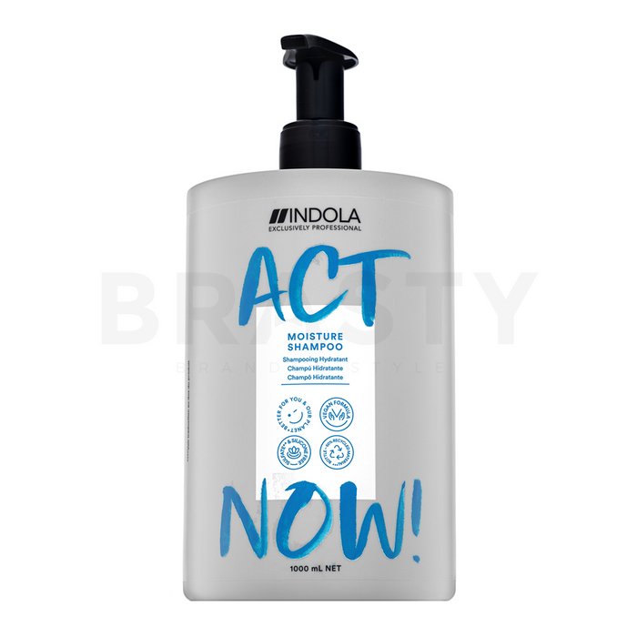 Indola act now! moisture shampoo șampon hrănitor pentru hidratarea părului 1000 ml