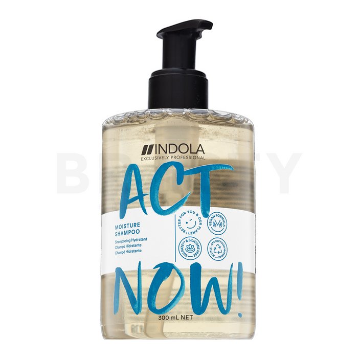 Indola act now! moisture shampoo șampon hrănitor pentru hidratarea părului 300 ml