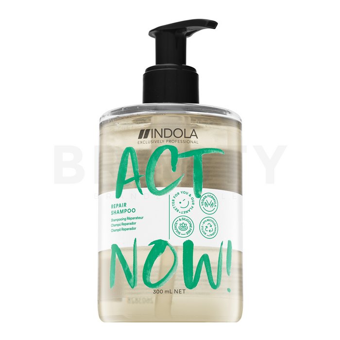 Indola act now! repair shampoo șampon hrănitor pentru păr deteriorat 300 ml