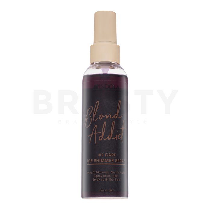 Indola blond addict 2 care ice shimmer spray spray pentru styling pentru păr blond platinat si grizonat 150 ml