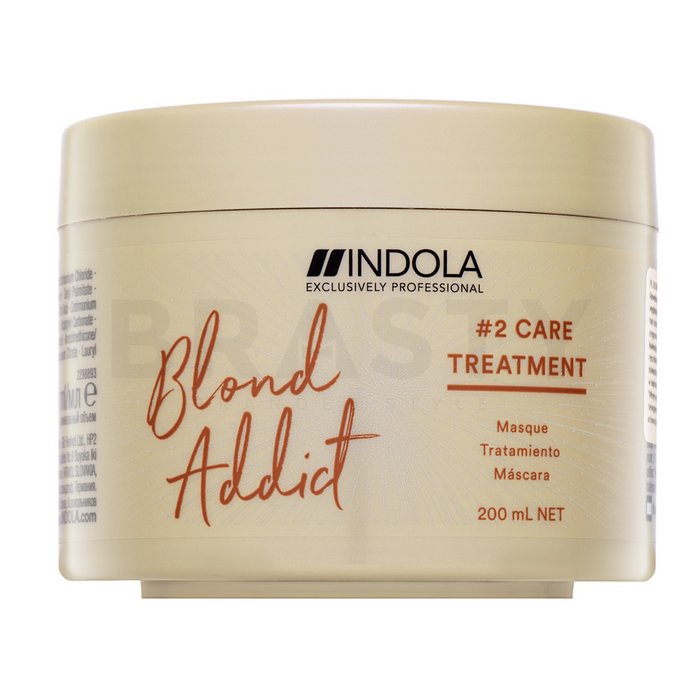 Indola blond addict 2 care treatment mască hrănitoare pentru păr blond 200 ml