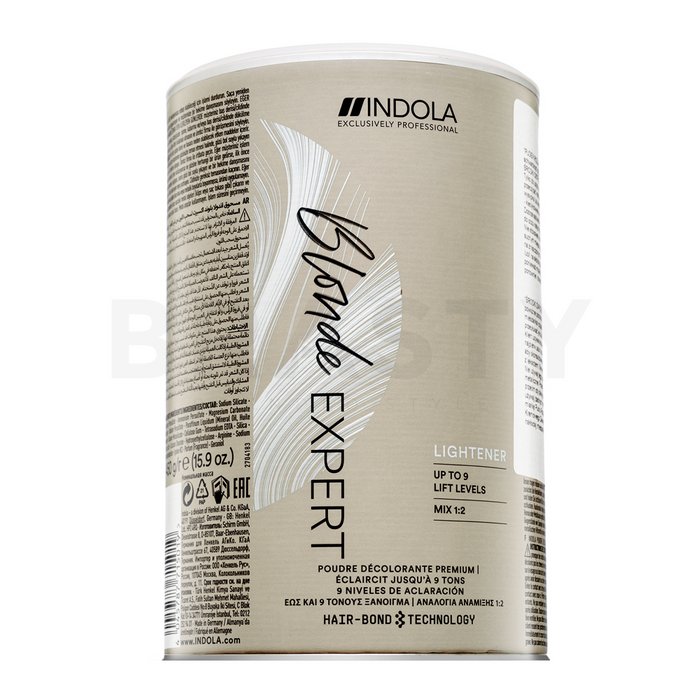 Indola blonde expert lightener pudră pentru deschiderea culorii parului 450 g