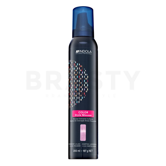 Indola color style mousse spuma de vopsire semipermanentă a părului powdery lilac 200 ml