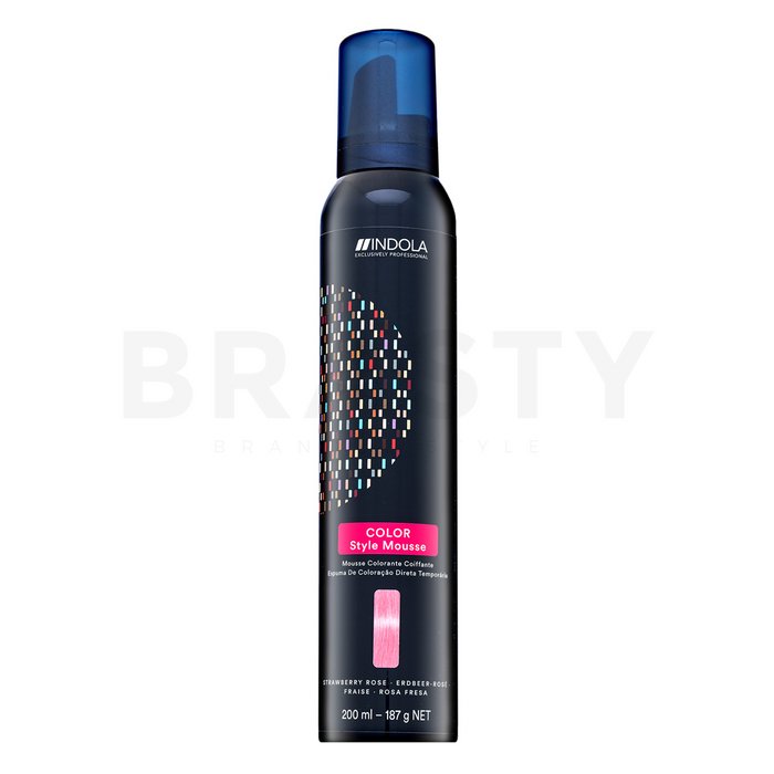 Indola color style mousse spuma de vopsire semipermanentă a părului strawberry rose 200 ml