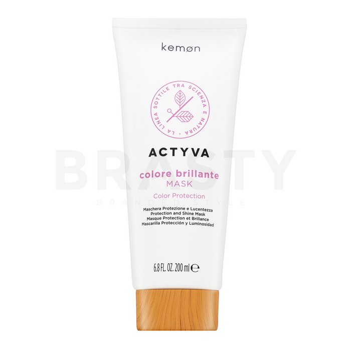Kemon actyva colore brilliante mask mască hrănitoare pentru păr vopsit 200 ml