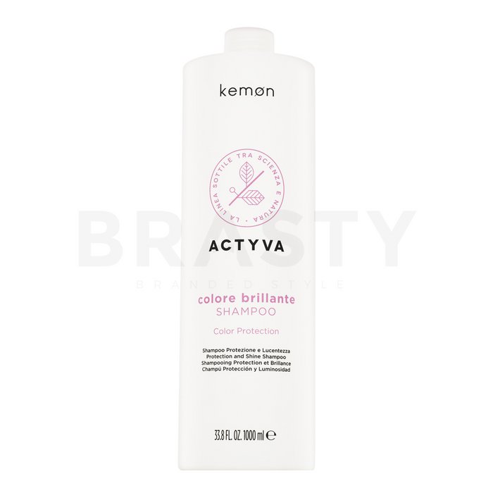 Kemon actyva colore brilliante shampoo șampon hrănitor pentru păr vopsit 1000 ml