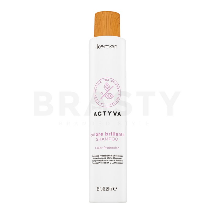 Kemon actyva colore brilliante shampoo șampon hrănitor pentru păr vopsit 250 ml