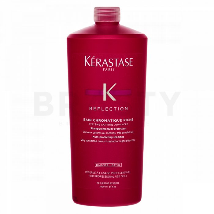 Kérastase réflection bain chromatique riche șampon protector pentru păr vopsit și foarte sensibil 1000 ml