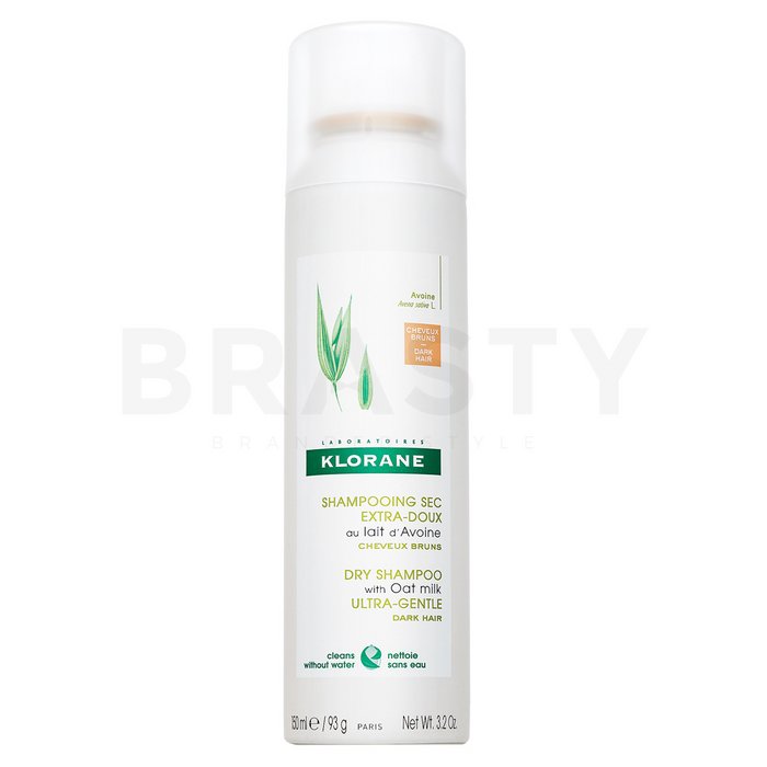 Klorane dry shampoo with oat milk șampon uscat pentru păr închis la culoare 150 ml