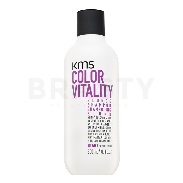 Kms color vitality blonde shampoo șampon pentru neutralizarea nuanțelor de galben 300 ml
