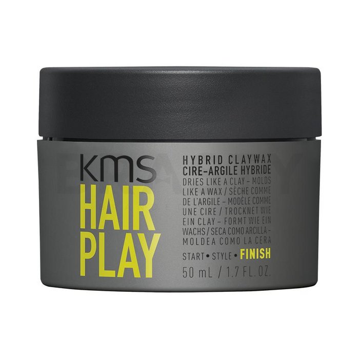 Kms hair play hybrid claywax lut modelator pentru a defini si forma 50 ml