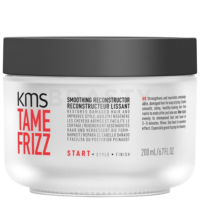 Kms tame frizz smoothing reconstructor mască hrănitoare de păr pentru netezirea părului 200 ml