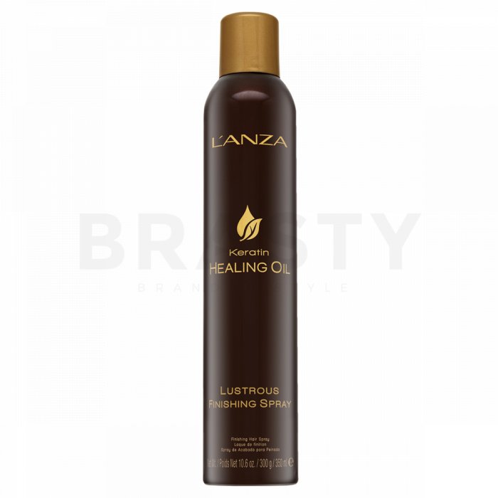 L’anza healing keratin healing oil lustrous finishing spray spray pentru întărire, fără clătire impotriva incretirii părului 350 ml