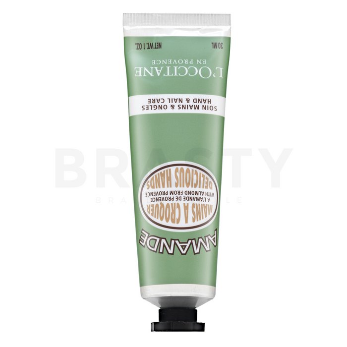 L'occitane amande delicious hand cream cremă hrănitoare pentru mâini și unghii 30 ml