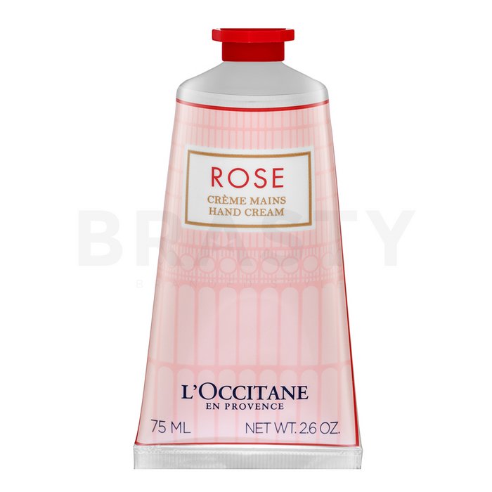 L'occitane rose hand cream cremă hrănitoare pentru mâini și unghii 75 ml