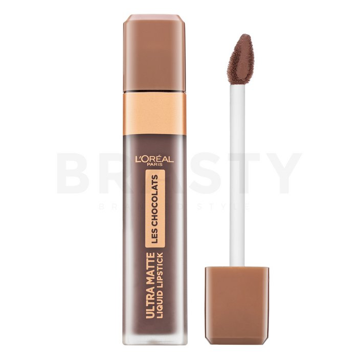 L´oréal paris les chocolats ultra matte liquid lipstick - 858 oh my choc ruj lichid pentru efect mat 7,6 ml