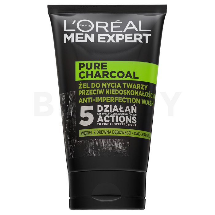 L´oréal paris men expert pure charcoal anti-imperfection wash 100 ml
