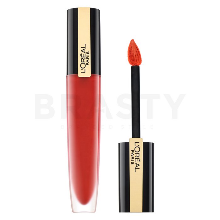 L´Oréal Paris Rouge Signature Liquid Matte Lipstick – 115 I Am Worth It ruj lichid pentru efect mat 7 ml brasty.ro imagine noua