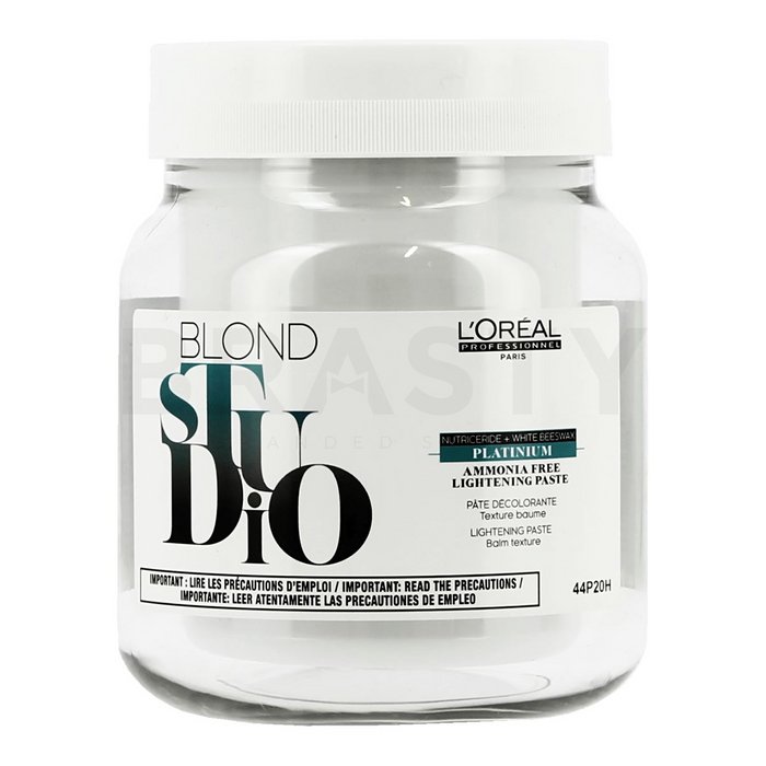 L´oréal professionnel blond studio platinium without ammonia cremă pentru deschiderea culorii parului 500 ml