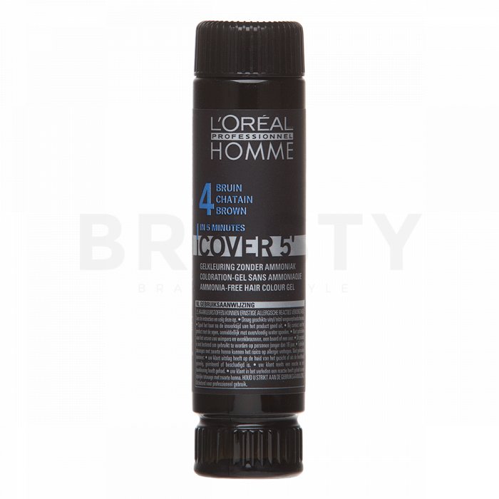 L´oréal professionnel homme cover 5 no. 4 medium brown 3 x 50 ml