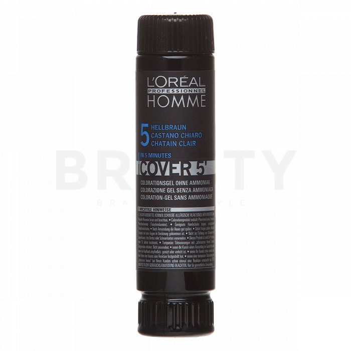 L´oréal professionnel homme cover 5 no. 5 light brown 3 x 50 ml