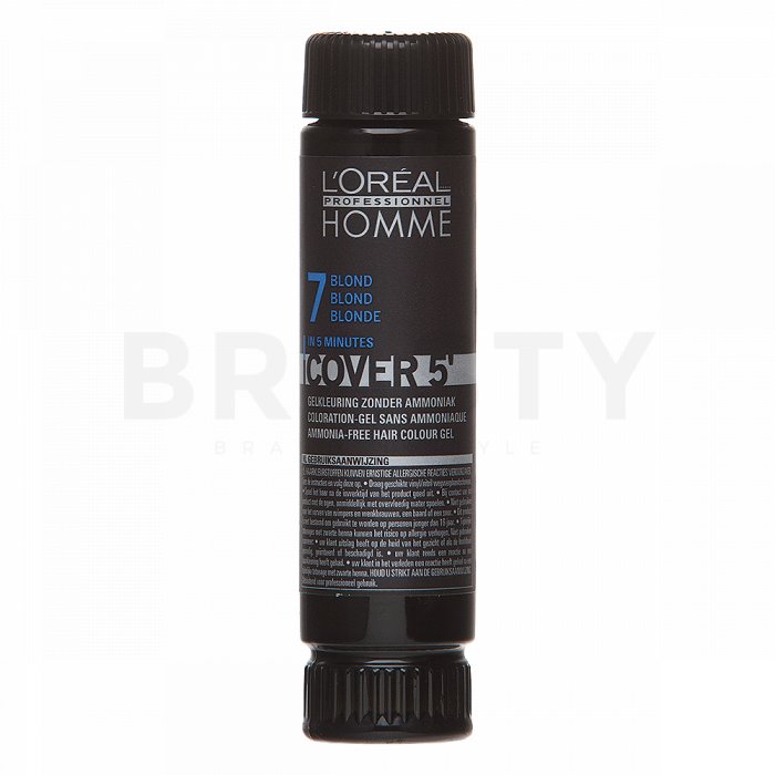 L´oréal professionnel homme cover 5 no. 7 medium blond 3 x 50 ml