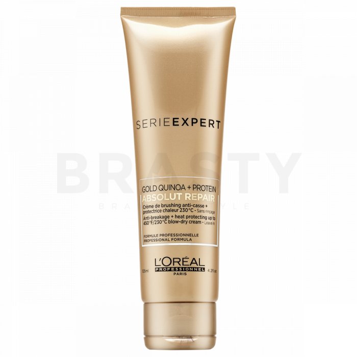 L´Oréal Professionnel Série Expert Absolut Repair Gold Quinoa + Protein Blow-Dry Cream cremă de protejare pentru modelarea termică a părului 125 ml