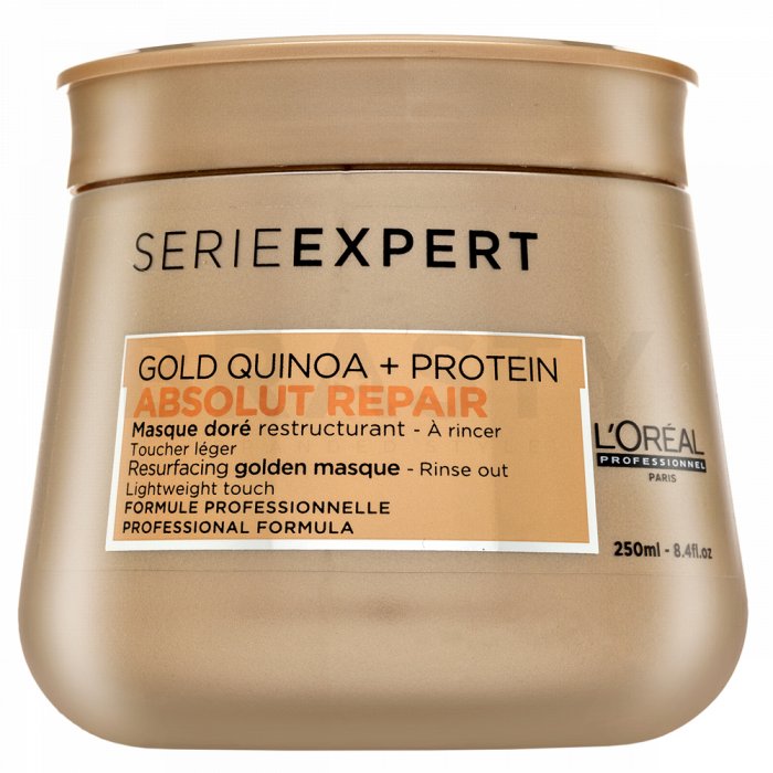 L´oréal professionnel série expert absolut repair gold quinoa + protein golden masque mască pentru păr foarte deteriorat 250 ml