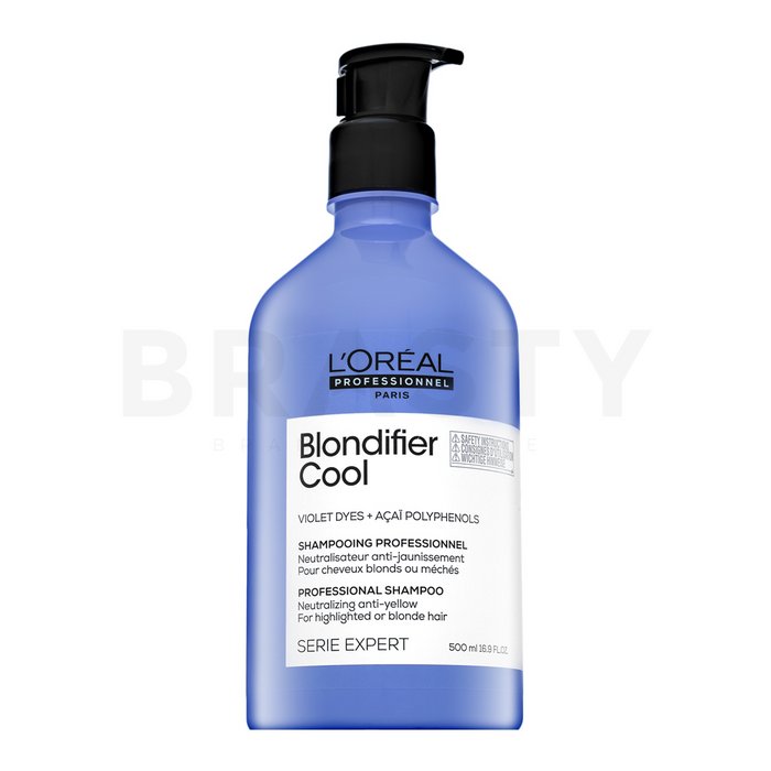 L´oréal professionnel série expert blondifier cool shampoo sampon neutralizant pentru păr blond 500 ml