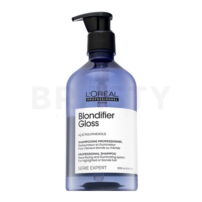 L´oréal professionnel série expert blondifier gloss shampoo șampon pentru strălucire pentru păr blond 500 ml