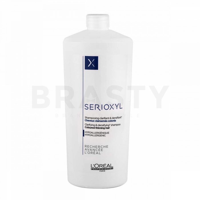 L´oréal professionnel serioxyl clarifying   densifying coloured thinning hair shampoo șampon impotriva caderii parului vopsit 1000 ml