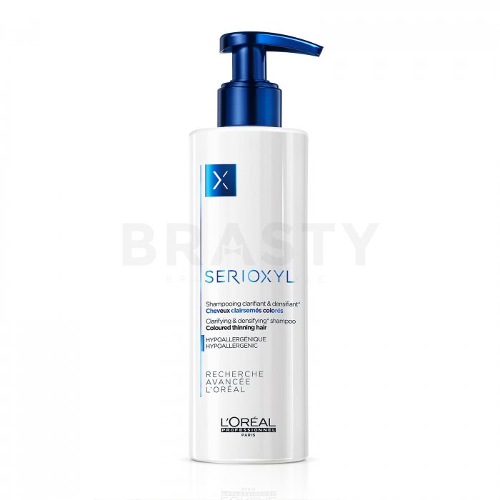 L´oréal professionnel serioxyl clarifying   densifying coloured thinning hair shampoo șampon impotriva caderii parului vopsit 250 ml