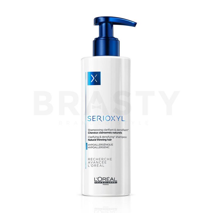 L´oréal professionnel serioxyl clarifying   densifying natural thinning hair shampoo sampon hranitor pentru par subtire 250 ml