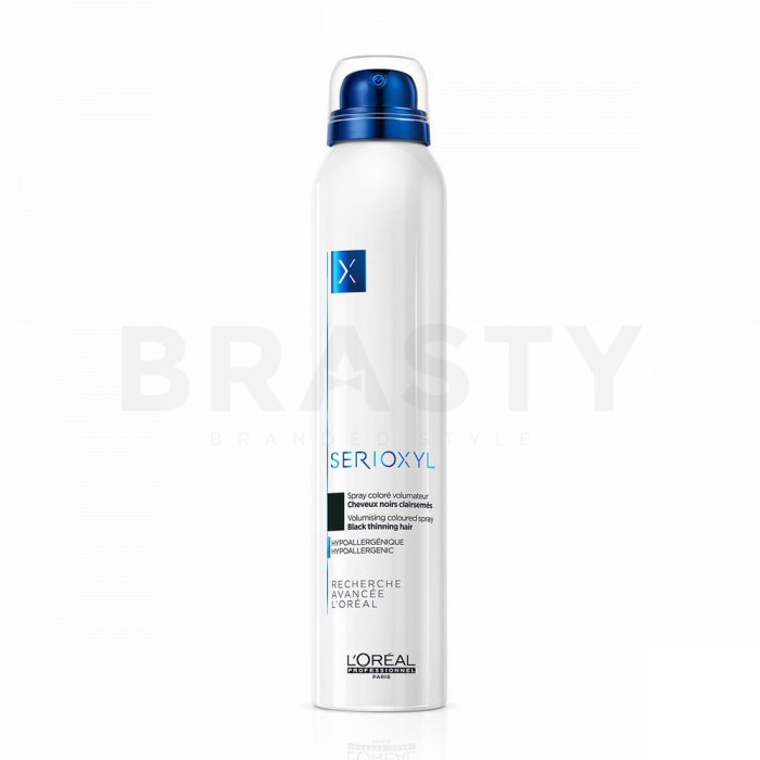 L´oréal professionnel serioxyl volumizing black thinning hair coloured spray 200 ml
